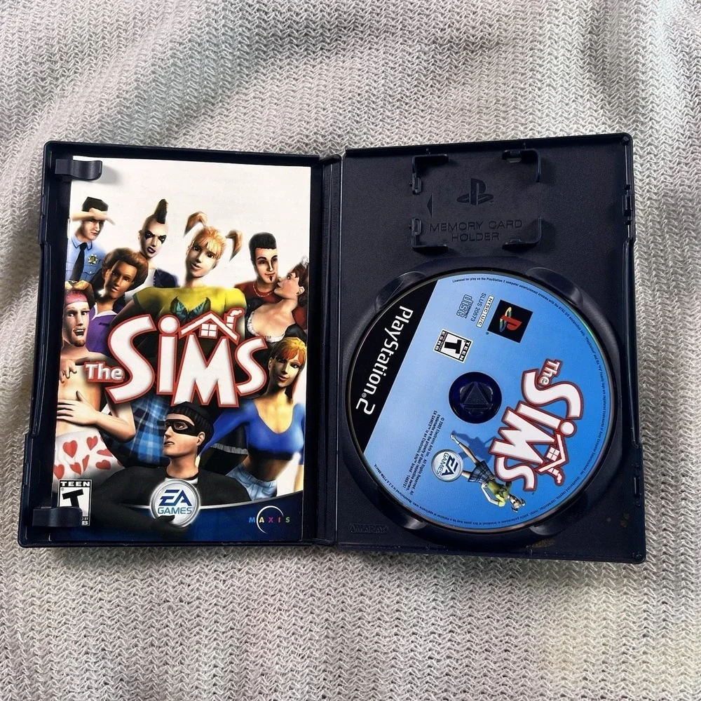 The Sims (Sony PlayStation 2, PS2) In Black Box Complete‎ in Box CIB - Tested